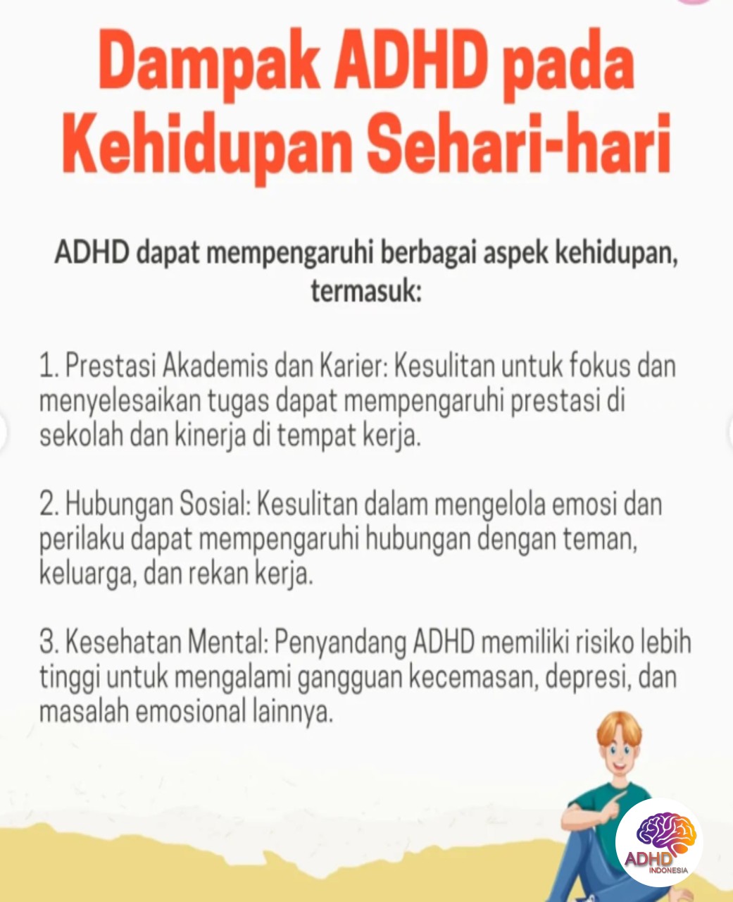 ADHD dan Hubungan Sosial Anak di Lingkungan Sekolah di Kabupaten Sukoharjo
