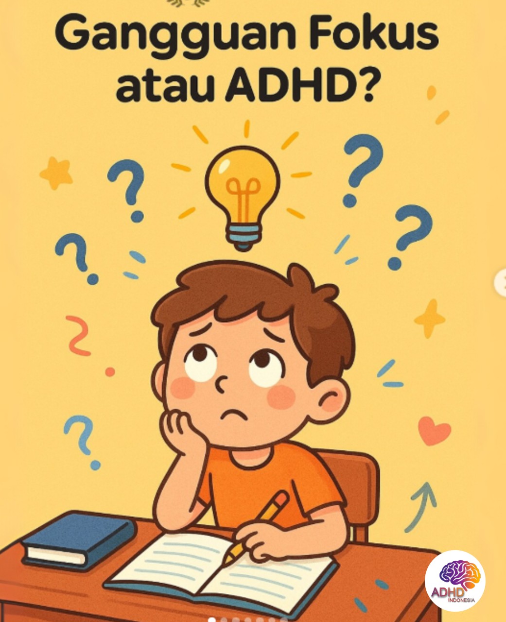 ADHD dan Kesulitan Fokus Anak: Edukasi untuk Keluarga di Kabupaten Sukoharjo