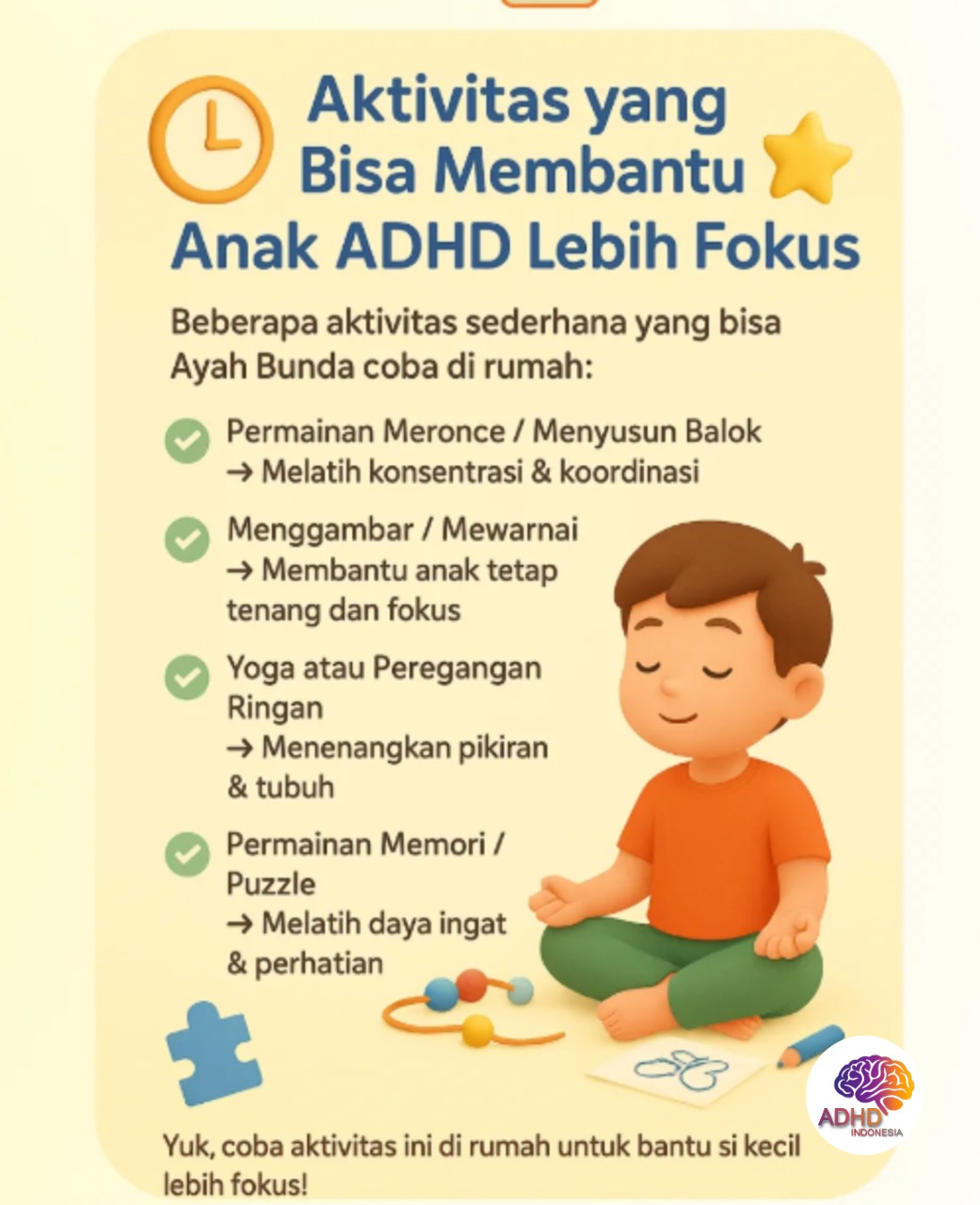 Pendekatan Edukatif yang Tepat untuk Anak ADHD di Kabupaten Sukoharjo
