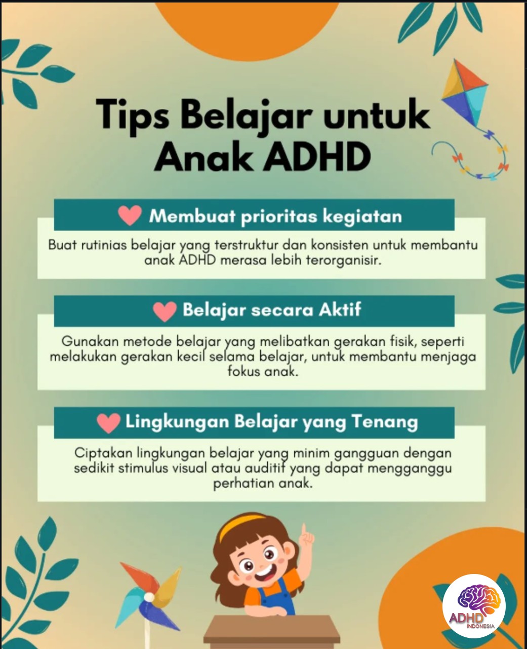 Strategi Belajar yang Cocok untuk Anak ADHD di Kabupaten Sukoharjo